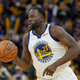 Golden State Warriors forward Draymond Green against the Denver Nuggets in San Francisco, Monday, April 18, 2022.